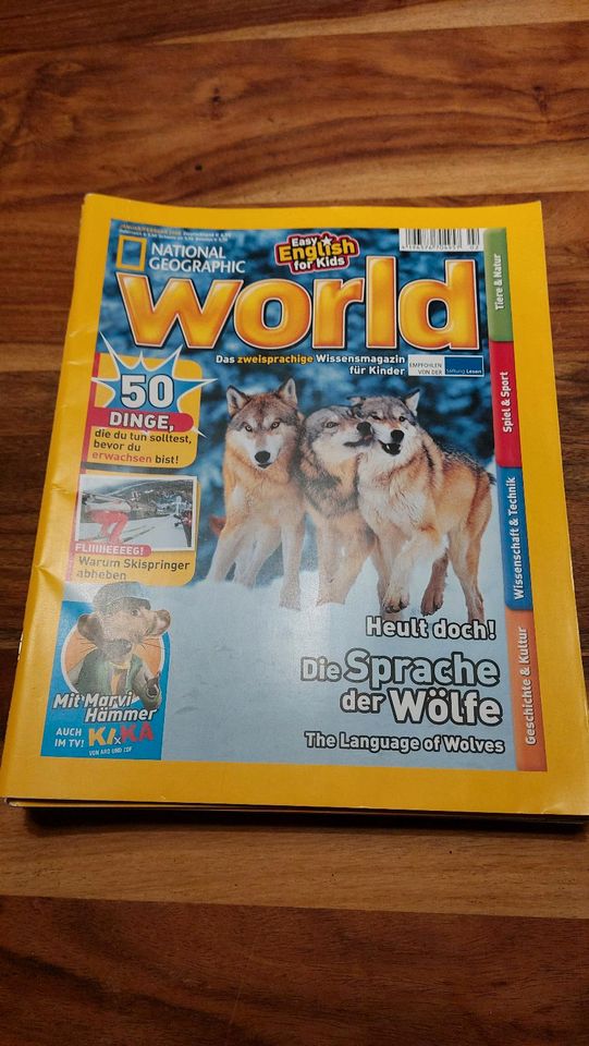 Hefte English for Kids, National Geographic World, zweispr in Hamburg