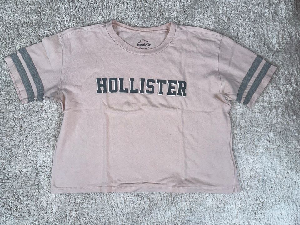 Hollister Shirt CropTop Graphic Tee rosa, Größe S in Röthlein