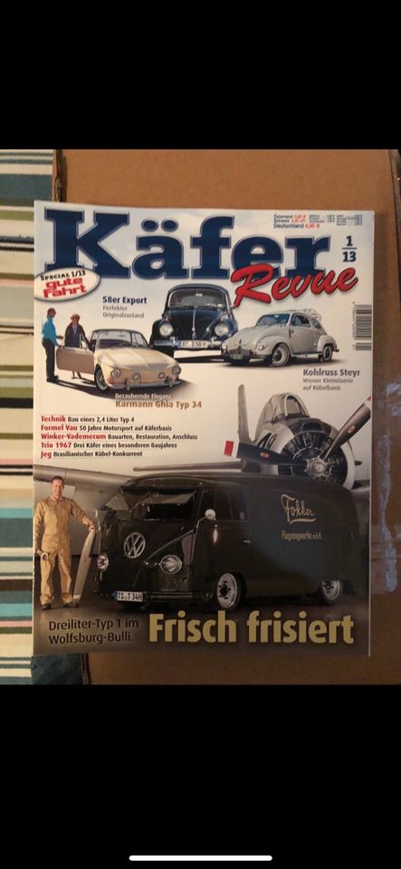 Diverse VW Classic Magazine und Käfer Revue Anzeige 2 in Holtgast