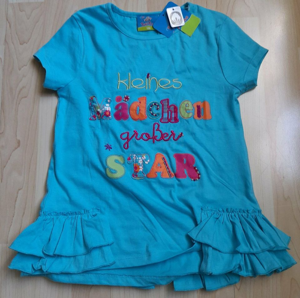 Topolino Shirt Kleines Mädchen grosser Star * Gr. 122 + NEU in Erding