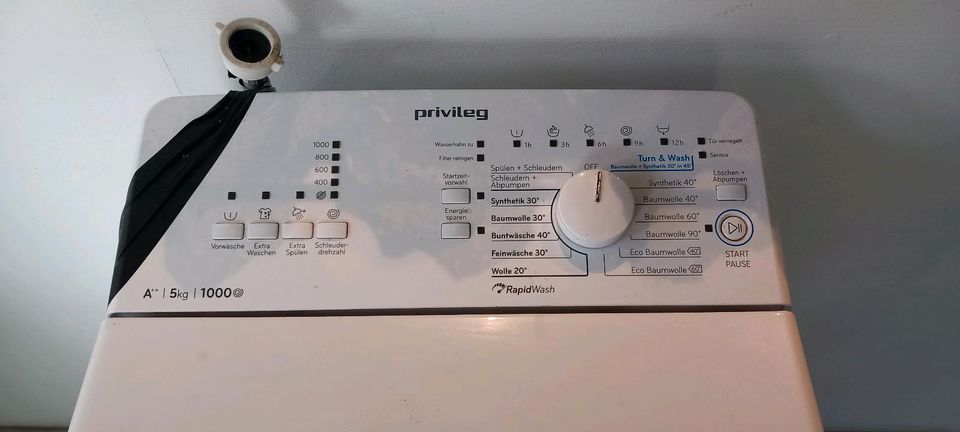Waschmaschine- Toplader- Privileg- 5 kg in Auma
