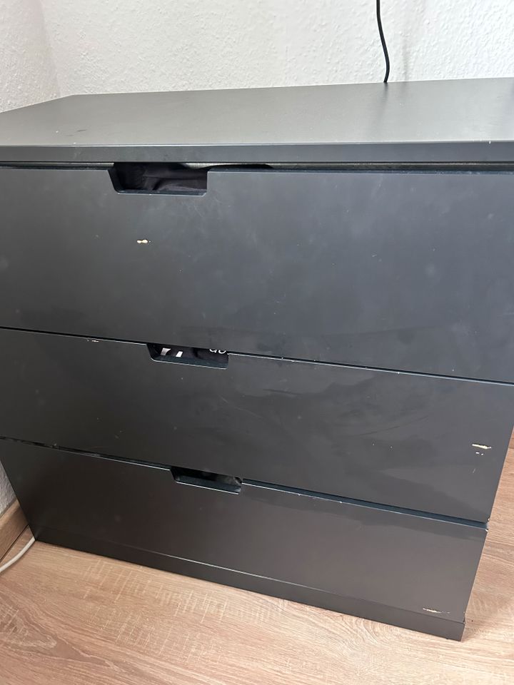 NORDLI (IKEA) - mit 3 Schubladen in schwarz in Köln