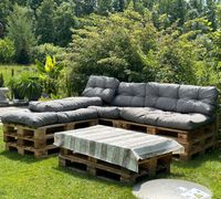 20x Holz-Euro-Palette oder als Garten-Lounch inkl.Kissen Bayern - Freyung Vorschau