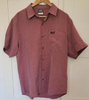 Jack Wolfskin, Mod. Travel,  kurzärmliches Hemd in rot - XL Rheinland-Pfalz - Winnweiler Vorschau