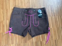 Oktoberfest Lederhose pink Gr. 40 schnürung Stickerei NEU Tracht Baden-Württemberg - Heidenheim an der Brenz Vorschau