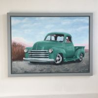 GMC Truck auf Leinwand / Handmade Niedersachsen - Bergen Vorschau