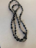 Lange Kette schwarz Silber Boho Modeschmuck Niedersachsen - Cloppenburg Vorschau