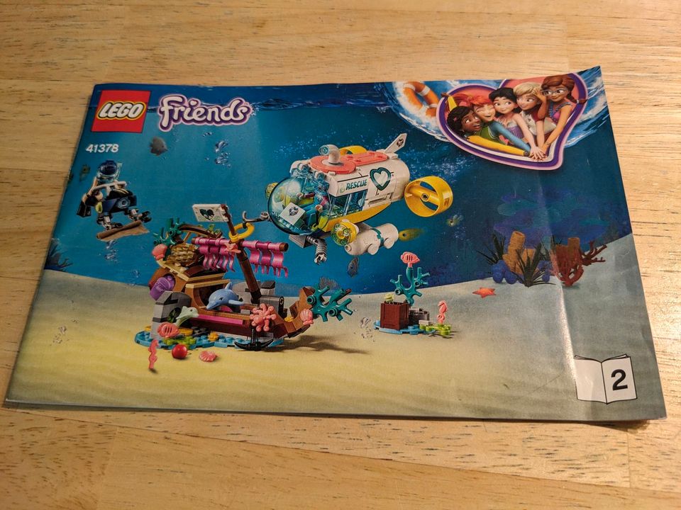 Lego Friends Rettungs-U-Boot für Delfine 41378 in Ehningen