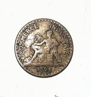 Französische Münze von 1928 50 centimes Brandenburg - Zeuthen Vorschau