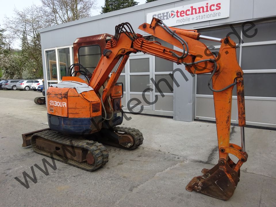 * 1494 Hitachi EX 30 UR Minibagger Kettenbagger Bagger 3 t in Königswalde