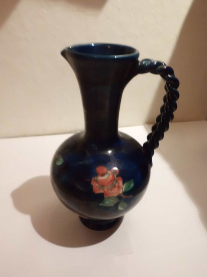 Henkelvase / Krugvase " Hindelanger Keramik "  / 29 cm in Deggingen