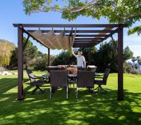 B-WARE Paragon Outdoor Metall Pergola Modena 1220 | Braun | Rheinland-Pfalz - Wittlich Vorschau