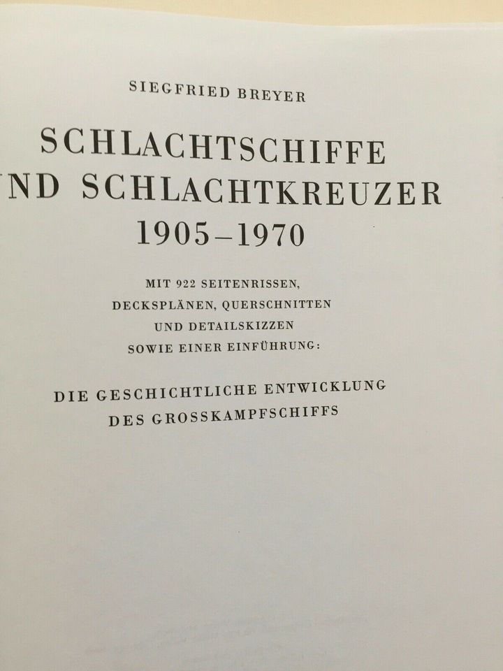 Schlachtschiffe und Schlachtkreuzer 1905 bis 1970 in Memmelsdorf