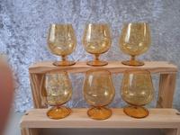 Rauchglas Cognac - Schwenker DDR Ostalgie 6 Stk.Rarität  Glas Berlin - Wilmersdorf Vorschau