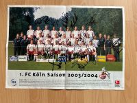 1. FC Köln Poster 2003/2004 signiert mit Autogrammen Nordrhein-Westfalen - Erftstadt Vorschau