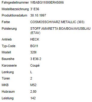 BMW E36 328i // Ersatzteile // SCHLACHFEST in Düsseldorf