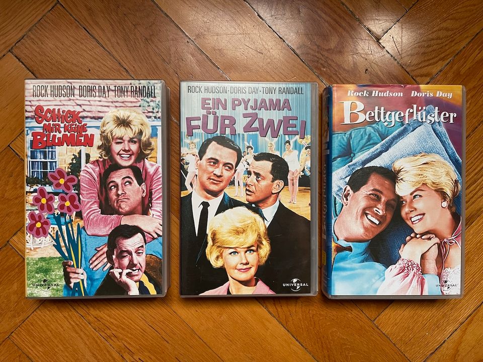 3 VHS Kassetten mit Filmen mit Doris Day und Rock Hudson in Berlin