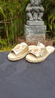 CATWALK Pantolette / Blumen / Beige -Gold / Gr.39 / w. NEU Nordrhein-Westfalen - Lindlar Vorschau