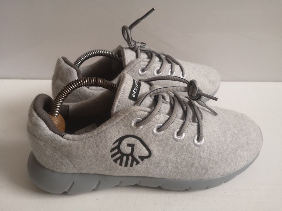 Damen Schuhe Sneaker GIESSWEIN Merino Runners Gr 40 grau Wolle in Duisburg