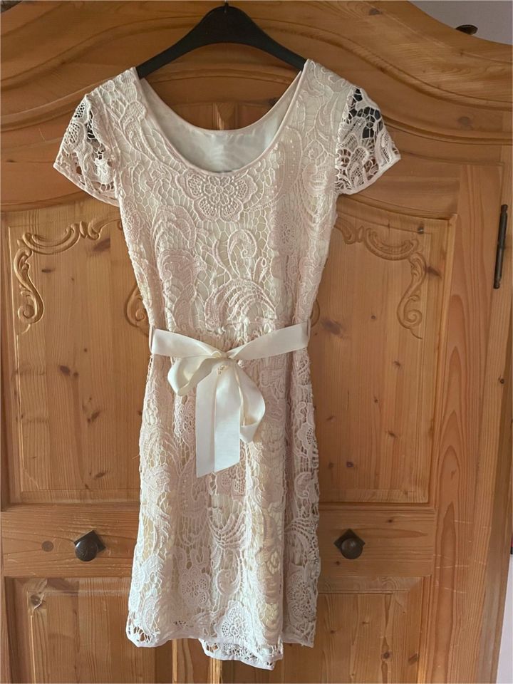 Abendkleid, Cocktailkleid rose mit Perlen und Pailletten, NEU in Ismaning