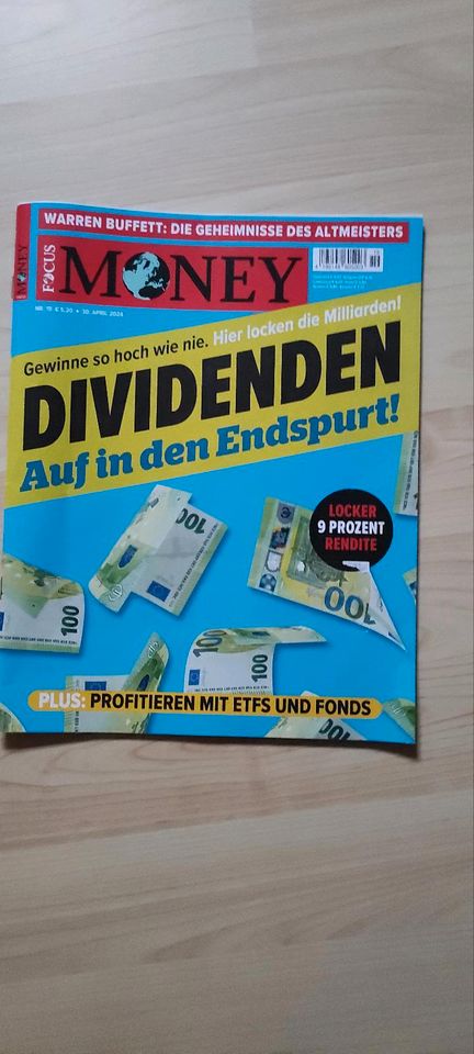 Focus Money Nr.19/2024 Dividenden in Stuttgart