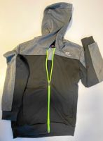 Sportjacke mit Kapuze Hoodie Trainingsjacke grau-schwarz-neon Baden-Württemberg - Weil am Rhein Vorschau