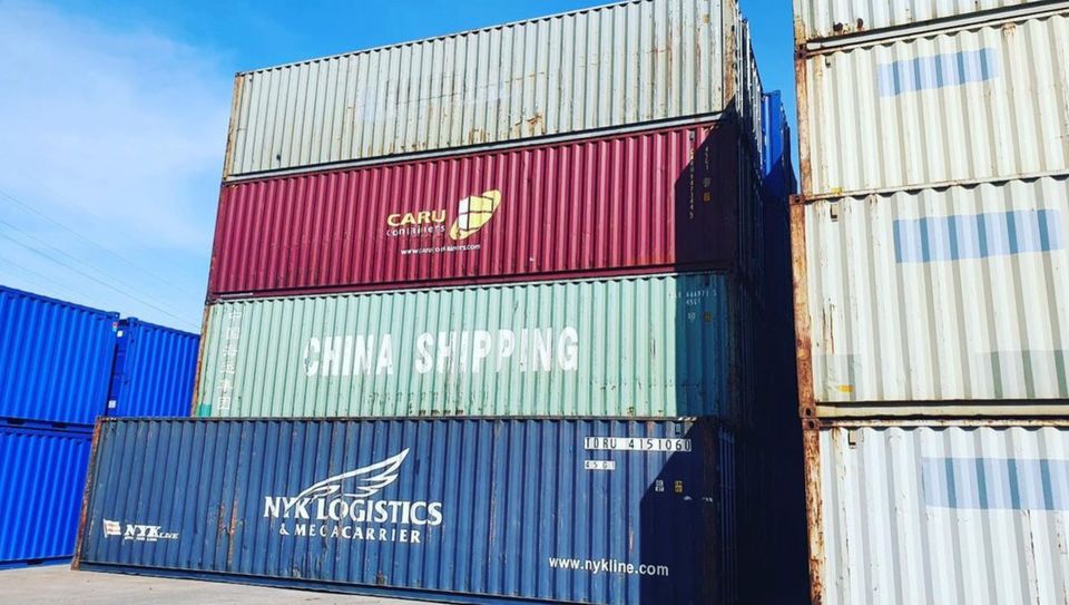 Seecontainer Lagercontainer GEBRAUCHTE in DÜSSELDORF 12m lang (40-Fuß ) in Elmshorn