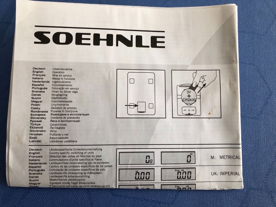 SOEHNLE Küchenwaage bis 5 kg in Mössingen