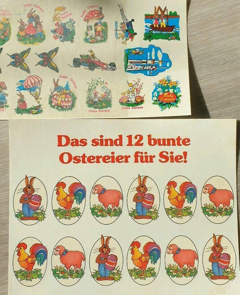 Riesige Sammlung Abziehbilder Hummelfiguren usw.günstig abzugebe in Berngau