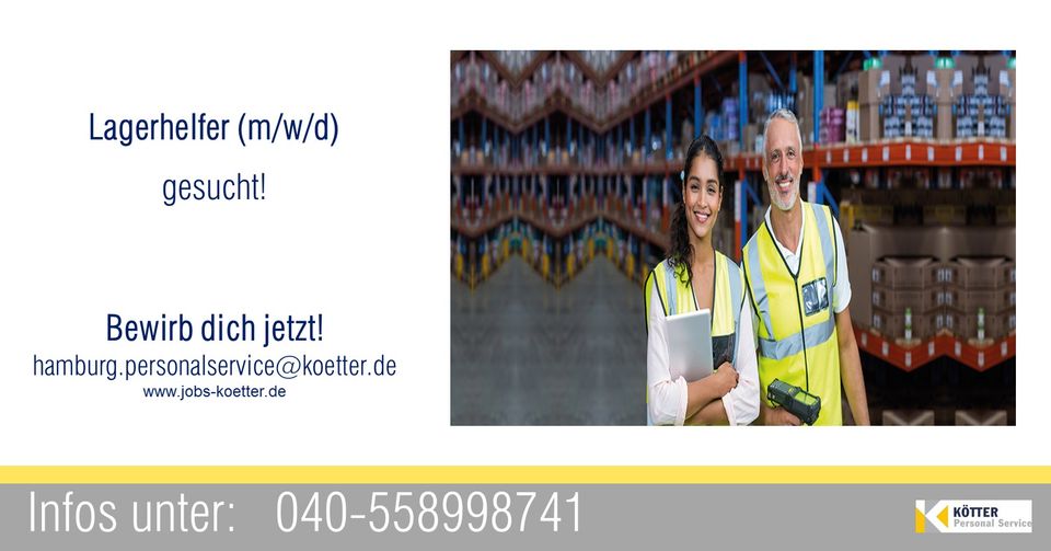 Siek - Vollzeit Job als Lagerhelfer (/w/d) im 3-Schicht-System ! BIS 16,87€ /Std.! (IHH) in Steinburg