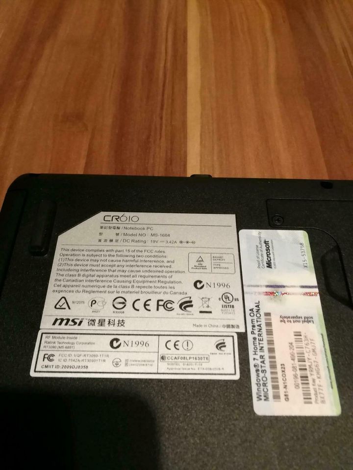 MSI Laptop! in Lohr (Main)