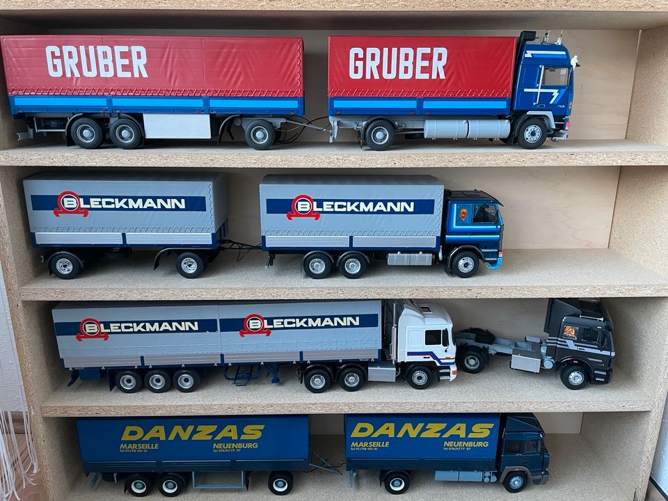 Volvo F12 MAN F90 Scania 142 in 1/24 in Neuwied