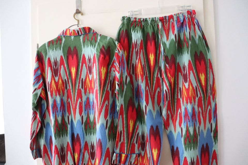 Damen Pyjama Schlafanzug homewear 100% Baumwolle L neuwertig in Bonn