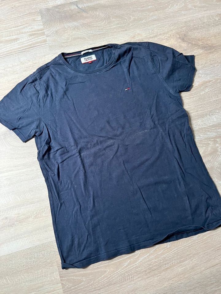 Tommy Jeans Herren Jungen T-Shirt Shirt blau S in Freudenberg