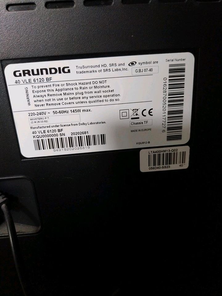 Fernseher grundig in Bexbach