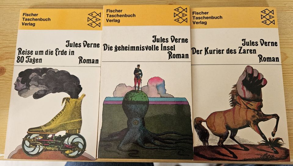 22 x Romane von Jules Verne, dem "Erfinder" der Science Fiction in Puchheim