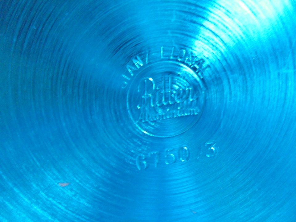 70er Jahre Teekessel Ritter Aluminium blau metallic 2,2l in Magstadt