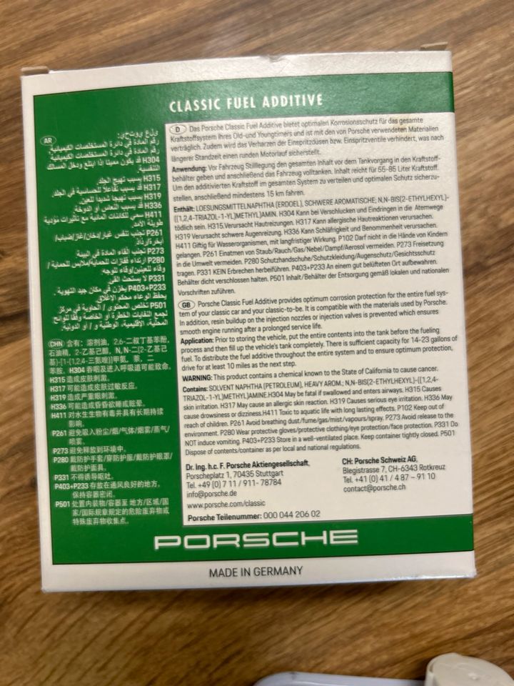 Porsche Classic Fuel Additive Kraftstoff Zusatz NEU in Dortmund