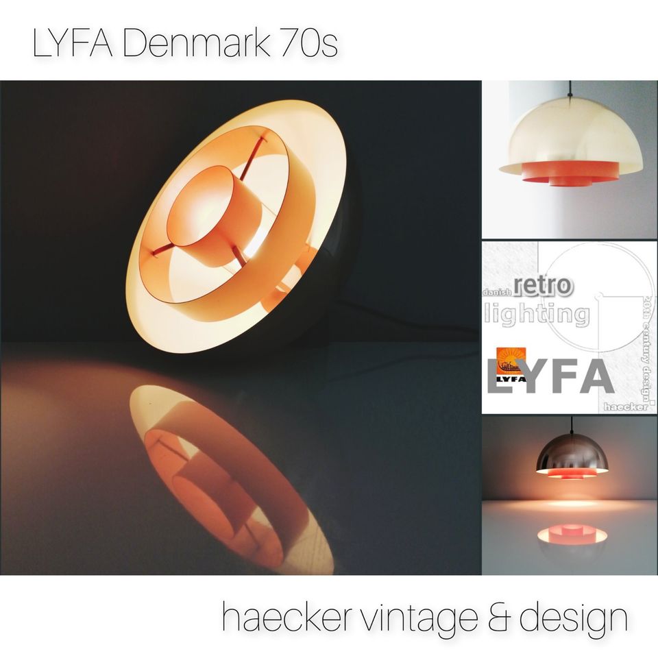 Lampe danish design zu 70er midcentury retro lyfa fog morup teak in München