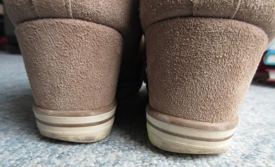 ESPRIT Keil-Stiefeletten Wildleder grau-br, Gr 40 Plateau-Bootie in Bremen