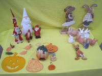 Deko-Set Dekoration Figuren Weihnachten Ostern Halloween Nordrhein-Westfalen - Netphen Vorschau