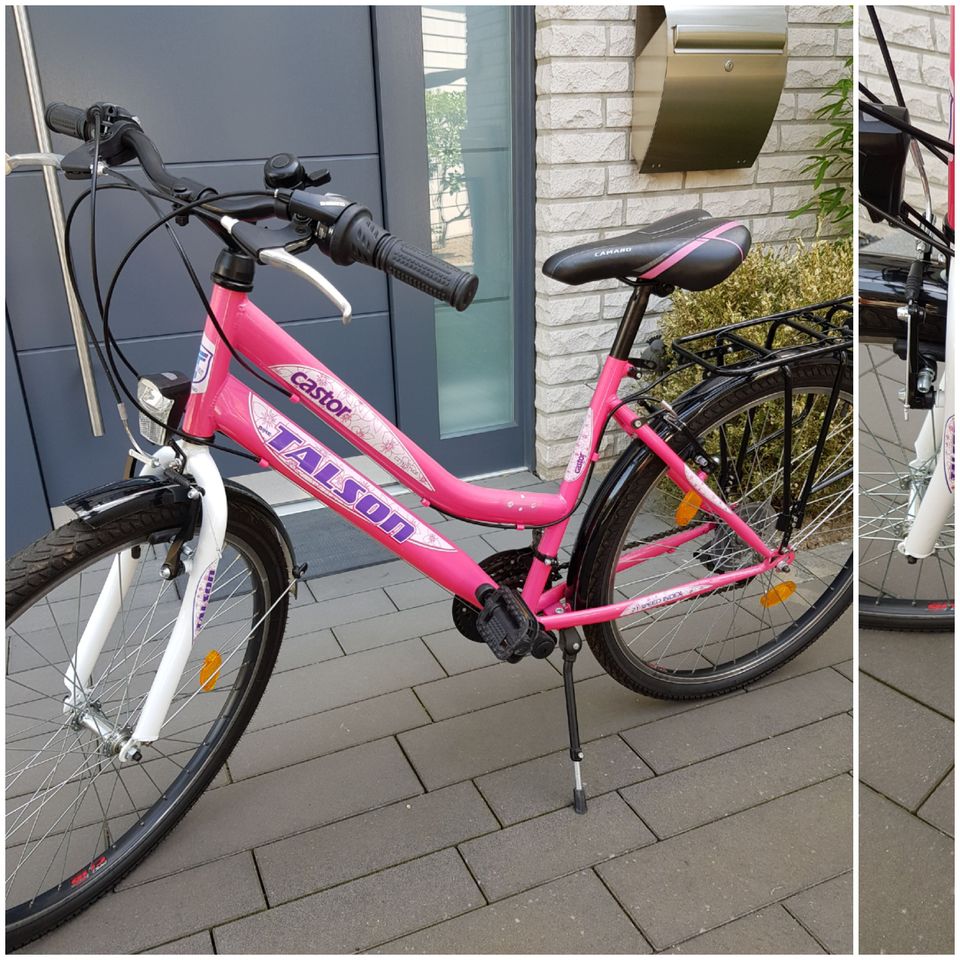 Fahrrad Kinder Kinderfahrrad  21 Gang pink 26 Zoll neuwertig in Salzgitter