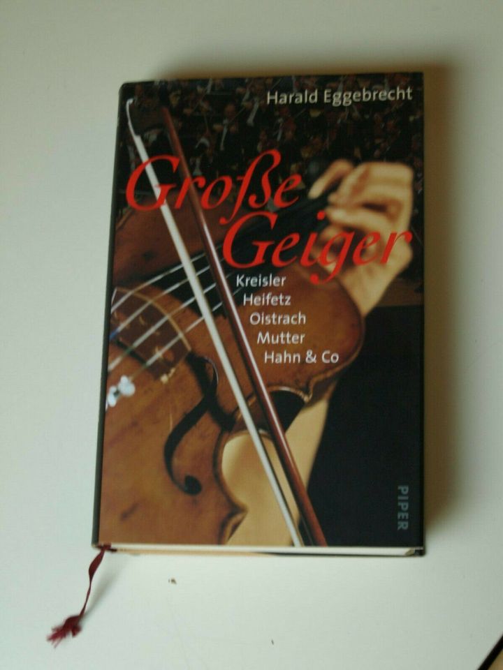 Buch, "Große Geiger" von Harald Eggebrecht in Bad Saulgau