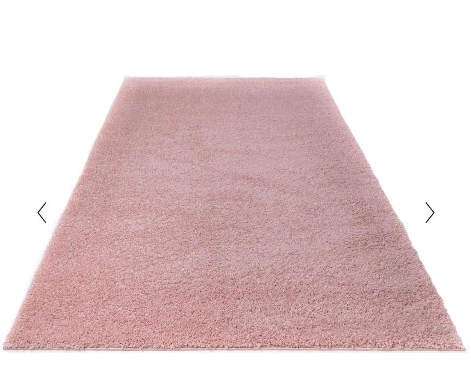 Neuer Teppich Bruno Banani 120x180 rosa ovp Shaggy Soft in Wesel