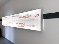 Leuchtreklame / Leuchtdisplay 400 cm, weiß, klappbar Leipzig - Schleußig Vorschau