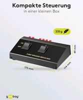 Goobay 60928 2fach Lautsprecher Umschaltbox Stereo Audio Schalter Baden-Württemberg - Waiblingen Vorschau