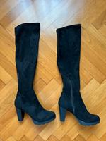 Schwarze Overknees/Stiefel von Bugatti Hessen - Brechen Vorschau