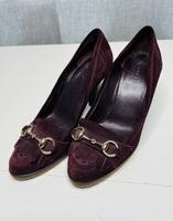 Gucci Damen Pumps Veloursleder Gr 37,5 Bordeaux Rote München - Bogenhausen Vorschau