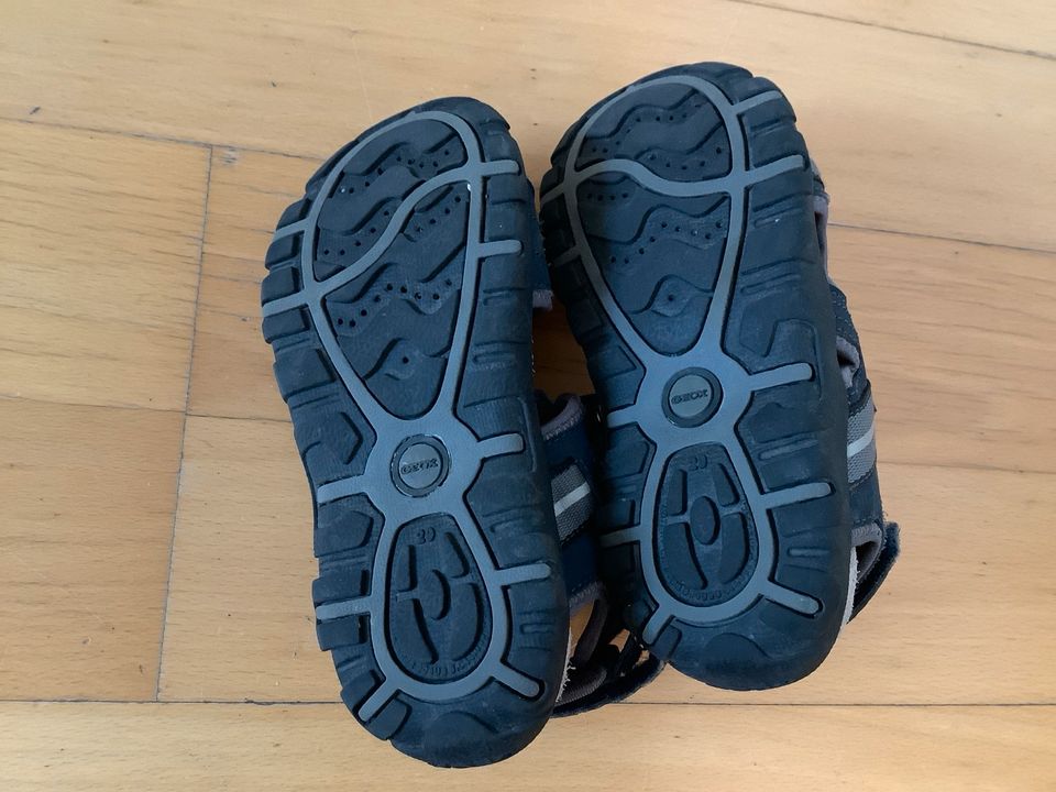 GEOX Schuhe Sandalen 29 blau-grau Klettverschluss in Landshut