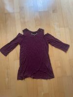 Esprit edc Oberteil Shirt Kette M 38 Schulterfrei Bordeaux rot Berlin - Neukölln Vorschau